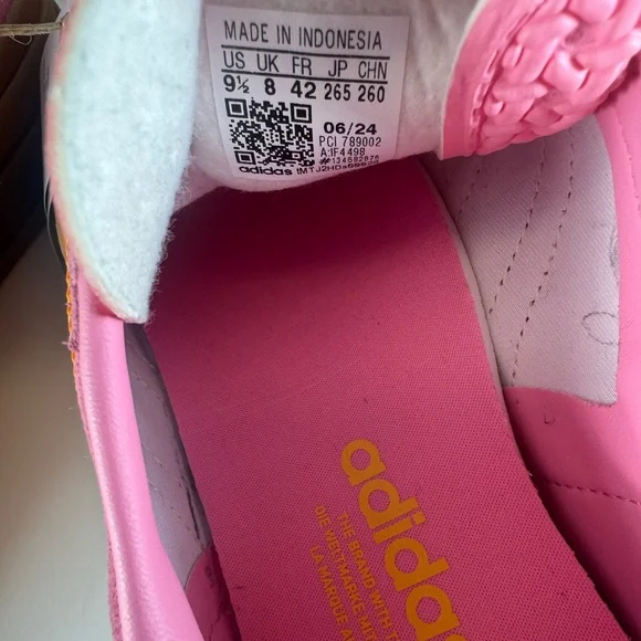 Adidas Gazelle Bold Bliss Pink Spark Women's Size 9.5 Suede Leather Sneakers - Picture 11 of 12